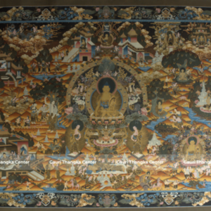 Life of Buddha – Traditional Narrative Thangka (Master Quality)
