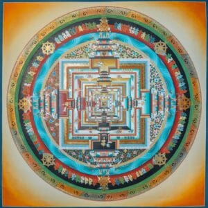Kalachakra Mandala – Museum Quality 24K Gold Masterpiece Thangka