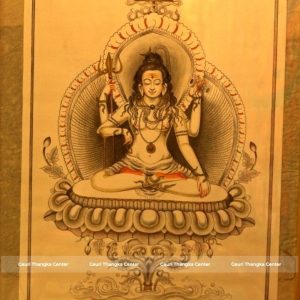 Shiva Thangka – Traditional Natural Color Artwork | Newari