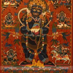 Mahakala Thangka – Traditional Hand-Painted Artwork