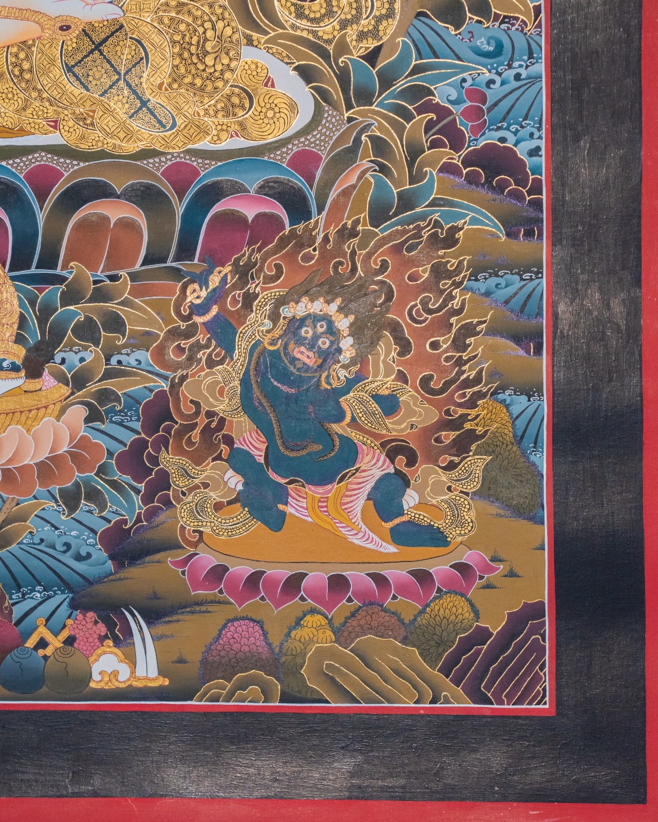 Chenrezig – 24K Gold Detailed Thangka - Image 6
