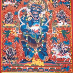 Mahakala Thangka – Traditional Hand-Painted Artwork